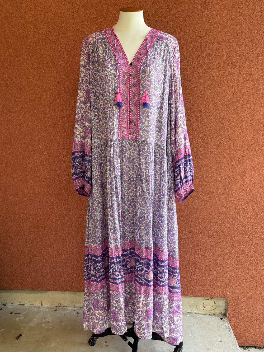 Spell Little Bird Gown in Berry